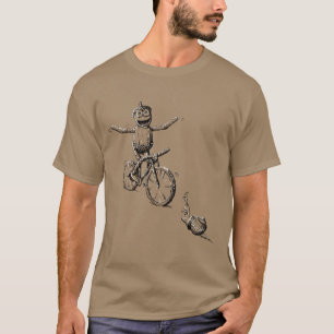 Acorn elf riding on the bike T-Shirt
