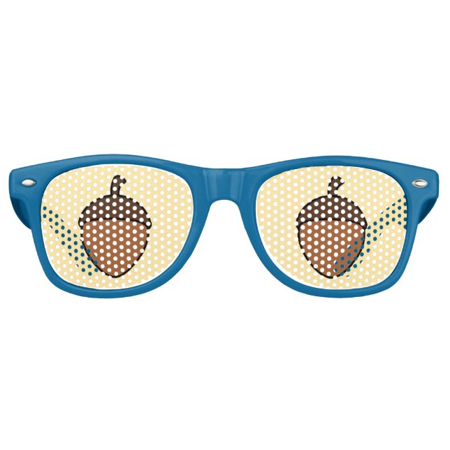Acorn Eyes Funny Retro Sunglasses (Front)