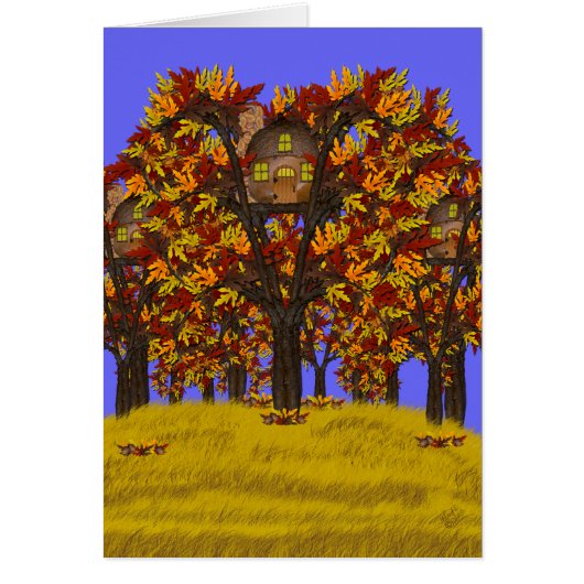 ACORN FAERY COTTAGE Card (Front)