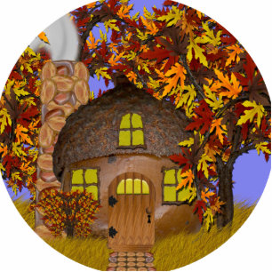 Acorn Faery Cottage Photo Sculpture