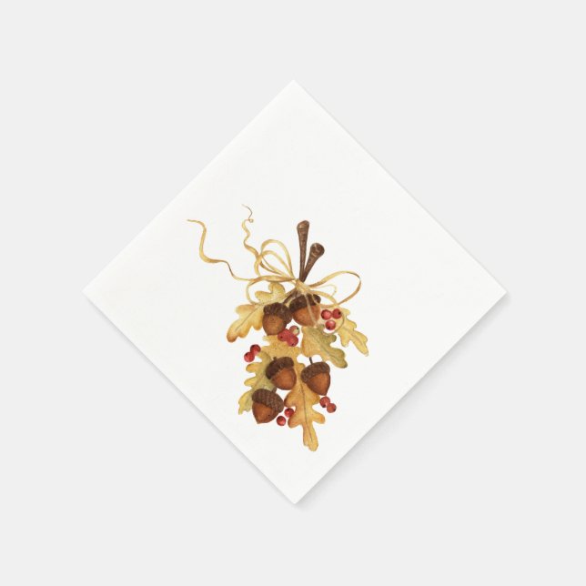 Acorn Napkins (Corner)