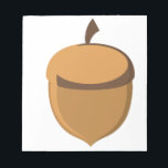 Acorn Notepad<br><div class="desc">Give thanks to the beauty and bounty of the autumn harvest with this design on your holiday projects!</div>