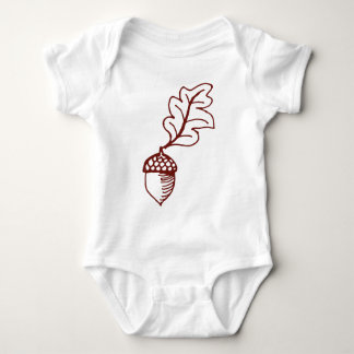 Acorn One Piece Baby Infant Romper Oak Tree Creepe