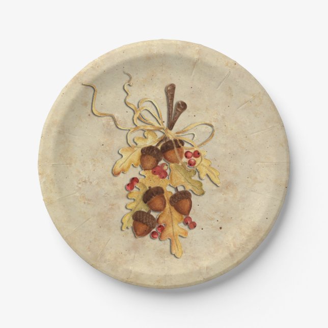 Acorn Paper Plates (Front)