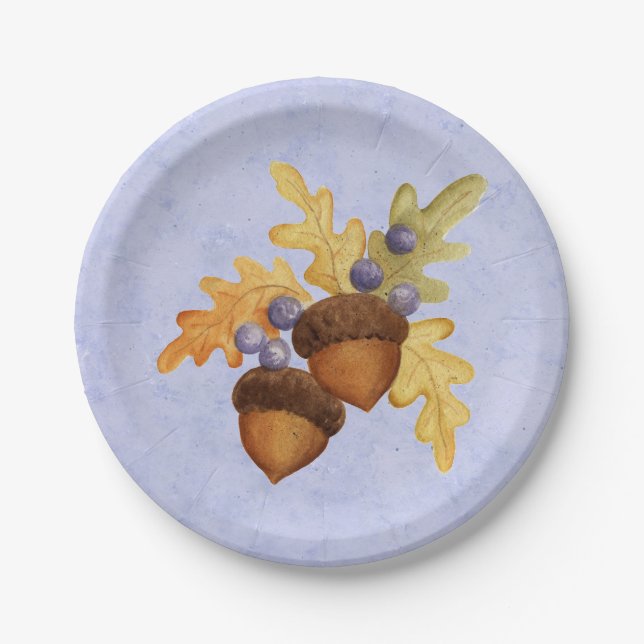 Acorn Paper Plates (Front)
