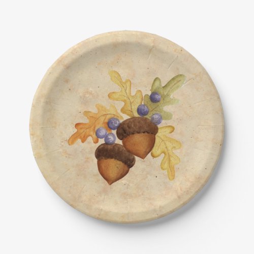 Acorn Paper Plates