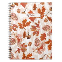 Acorn Pattern Notebook