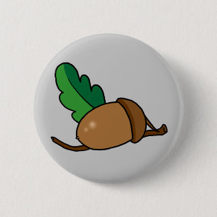 Acorn Pinback Button