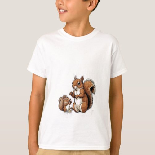 Acorn Squad Cartoon Squirrels T_shirt Collection