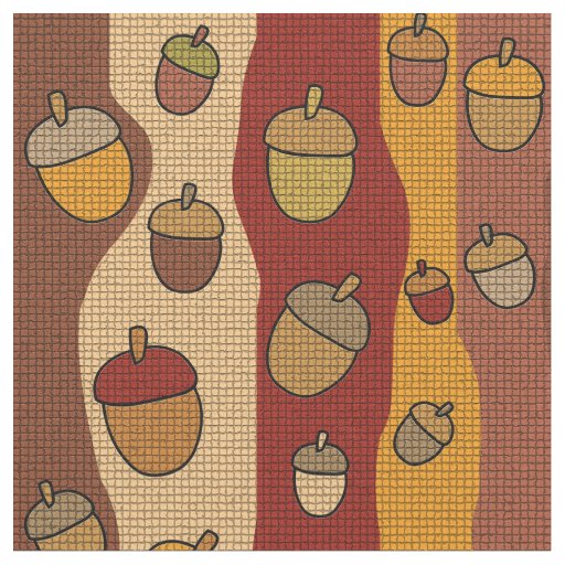 Acorn Stripes Tiled Fabric