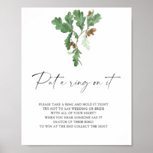 Acorn tree - put a ring on it game poster