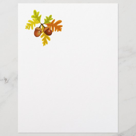 Acorns and Leaves (Front)