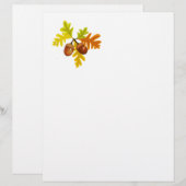 Acorns and Leaves (Front/Back)