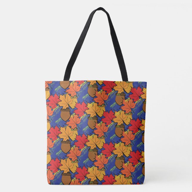 Acorns and leaves I Tote Bag (Front)