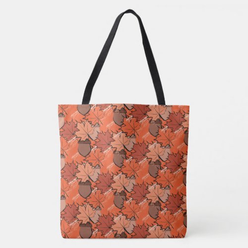 Acorns and leaves II Tote Bag