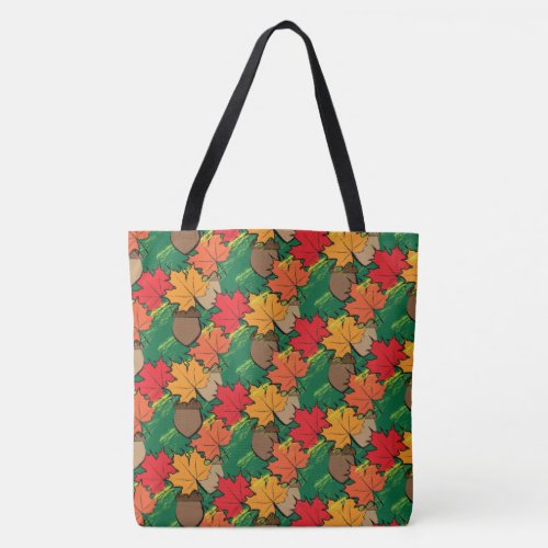 Acorns and leaves III Tote Bag