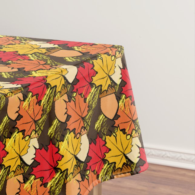 Acorns and leaves IV Tablecloth (In Situ)