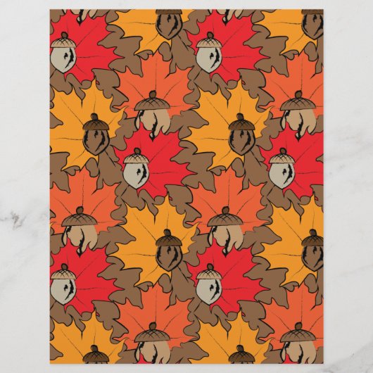 Acorns and leaves V (Front)