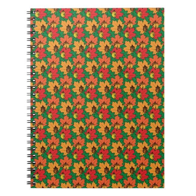 Acorns and leaves VI Notebook (Front)