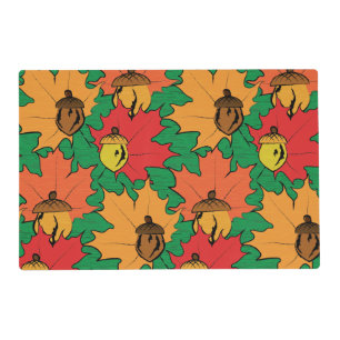 Acorns and leaves VI Placemat