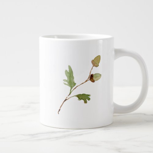 Acorns and Oak Leaves  Giant Coffee Mug
