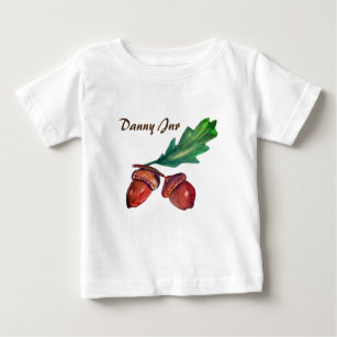 Acorns, Fall  Baby Fine Jersey T-Shirt, Baby T-Shirt