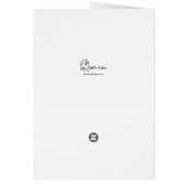 Acorns Photo Card (Back)