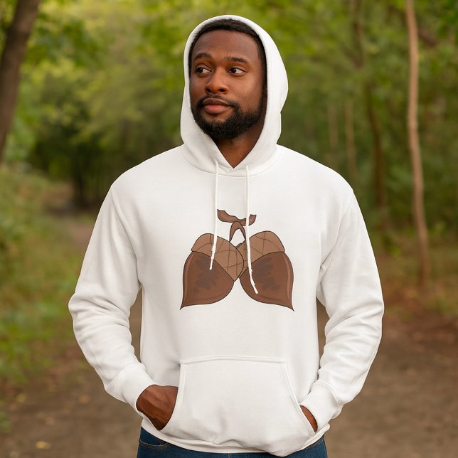 Acorns Rustic Autumn Forest Nature Hoodie (Creator Uploaded)