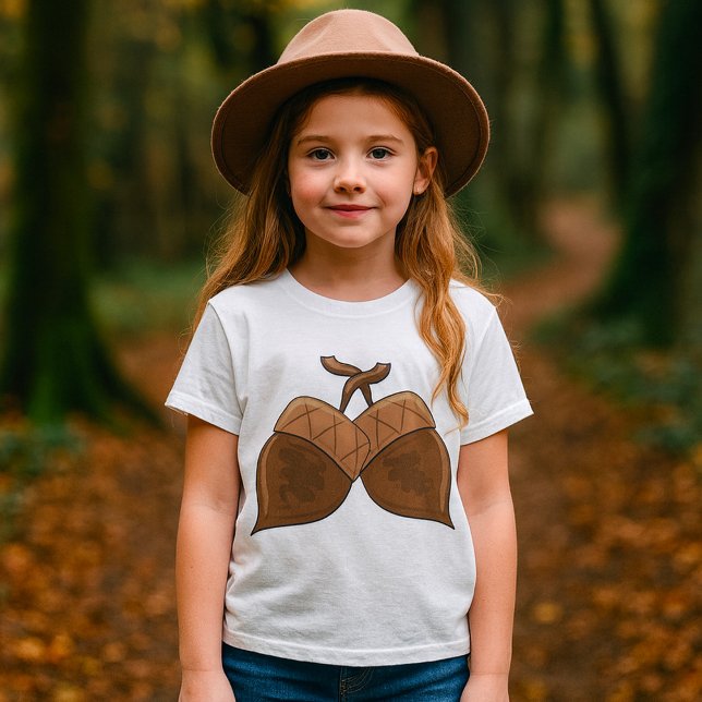 Acorns Rustic Autumn Forest Nature T-Shirt (Creator Uploaded)