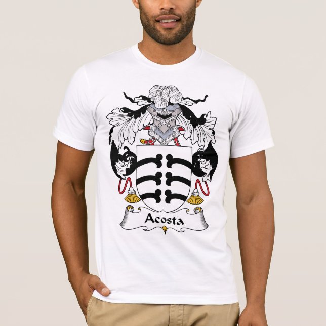 Acosta Family Crest T-Shirt (Front)