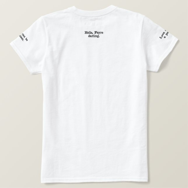 Acotar Qoutes Rhysand Embroidered Shirt (Design Back)