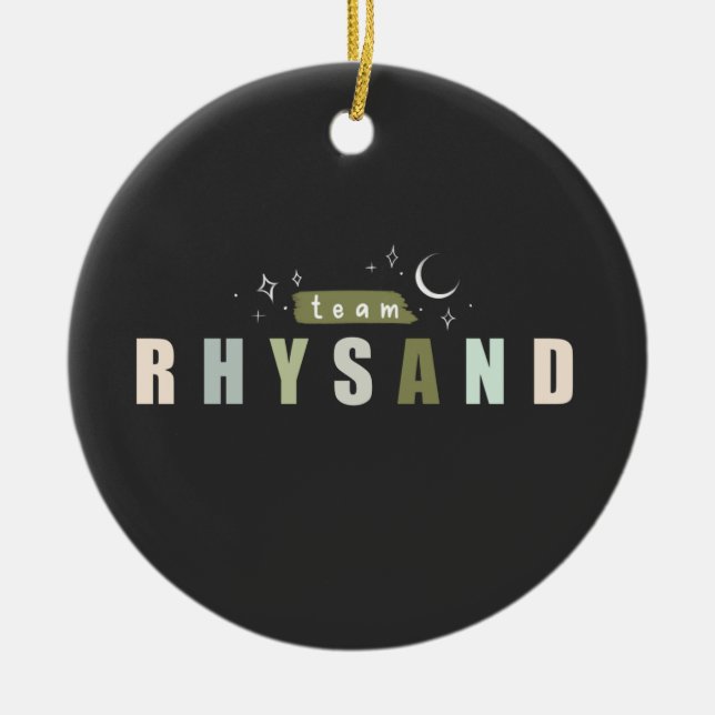 Acotar Rhysand Ceramic Ornament (Front)