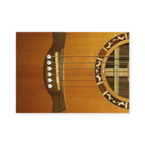 Acoustic 6 String Guitar Business Card