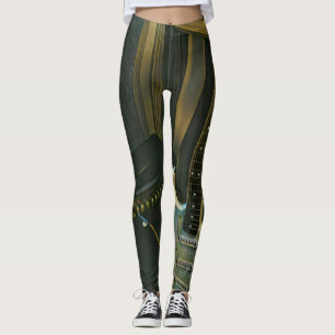 acoustic bass electric guitar gift leggings