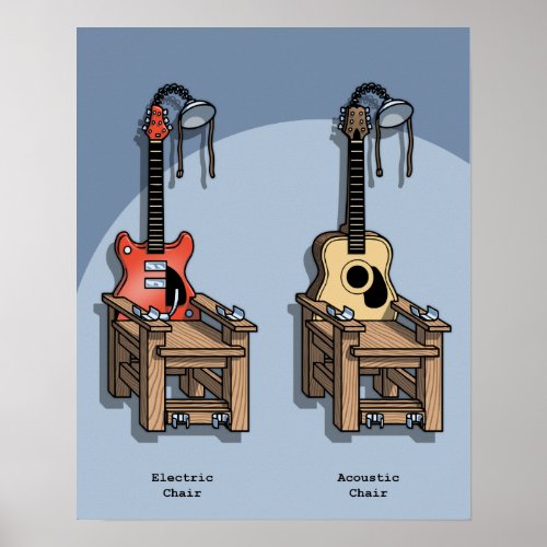 Acoustic Chair Poster