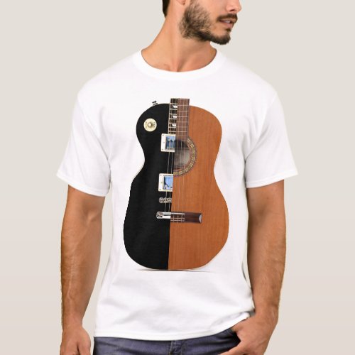 Acoustic Electric Guitar T_Shirt