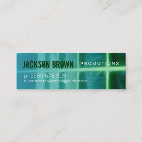 Acoustic Green Small Business card