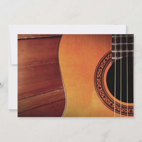 Acoustic Guitar Invitation