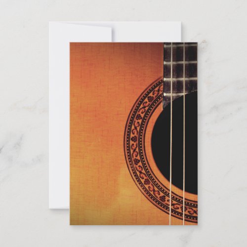 Acoustic Guitar Invites