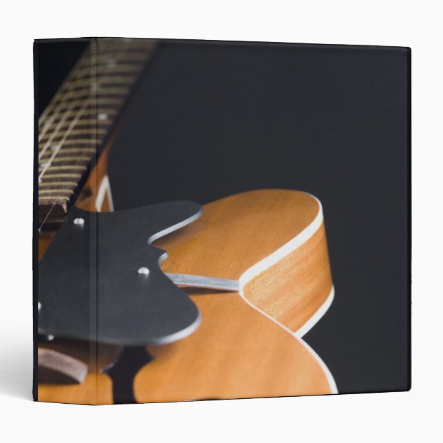 Acoustic Guitar 3 Ring Binder (Front/Spine)