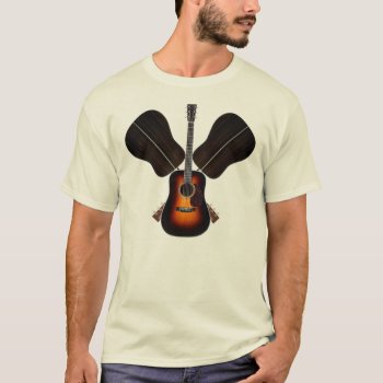 Acoustic Guitar Array Shirt by zortmeister at Zazzle