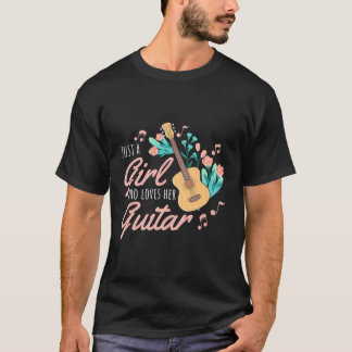 Acoustic Guitar Beautiful Cute Guitars Guitarist P T-Shirt