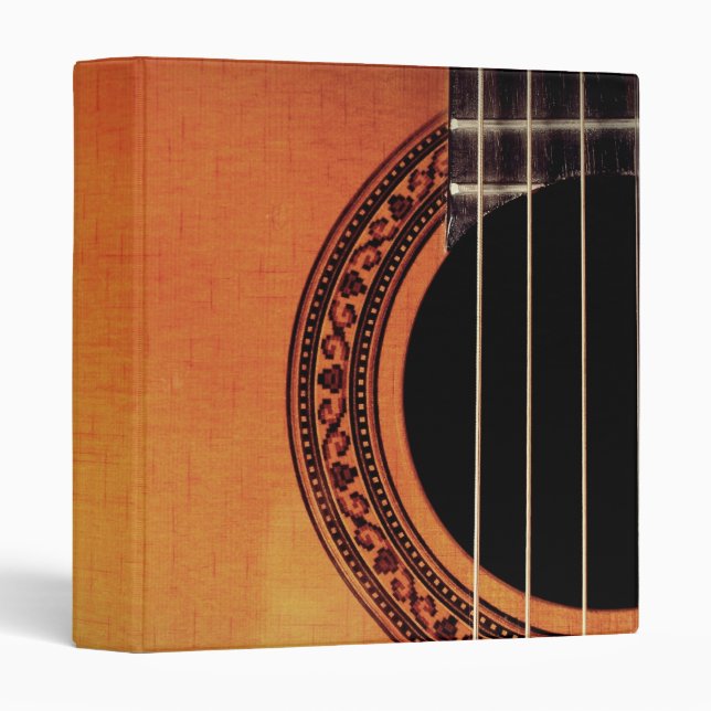 Acoustic Guitar Binder (Front/Spine)