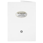 ACOUSTIC GUITAR BIRTHDAY GREETING CARDS (Back)