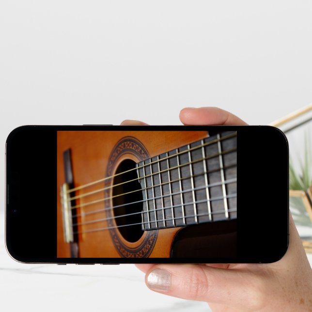 Acoustic Guitar Blank Notecards for Music Lovers (Front Digital)