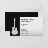 acoustic guitar business card (Front/Back)