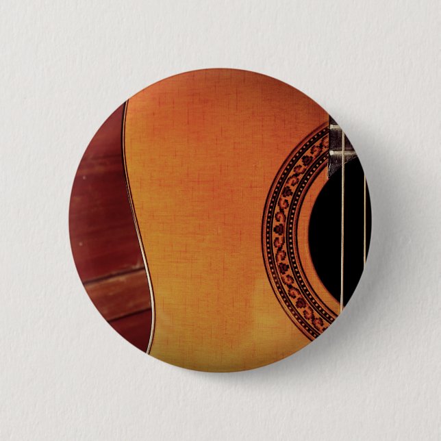 Acoustic Guitar Button (Front)