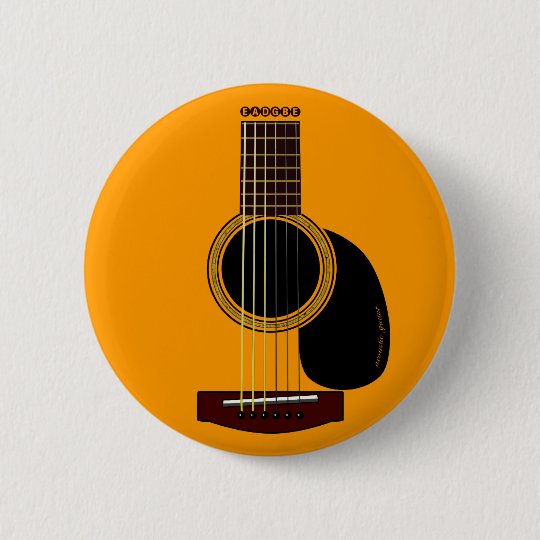 acoustic guitar button