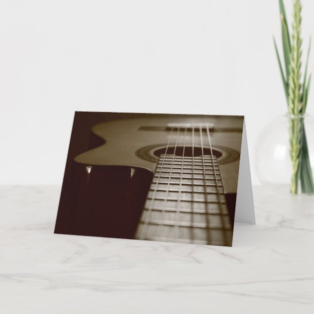 Acoustic Guitar Card (Front)