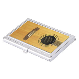 Acoustic Guitar Case For Business Cards